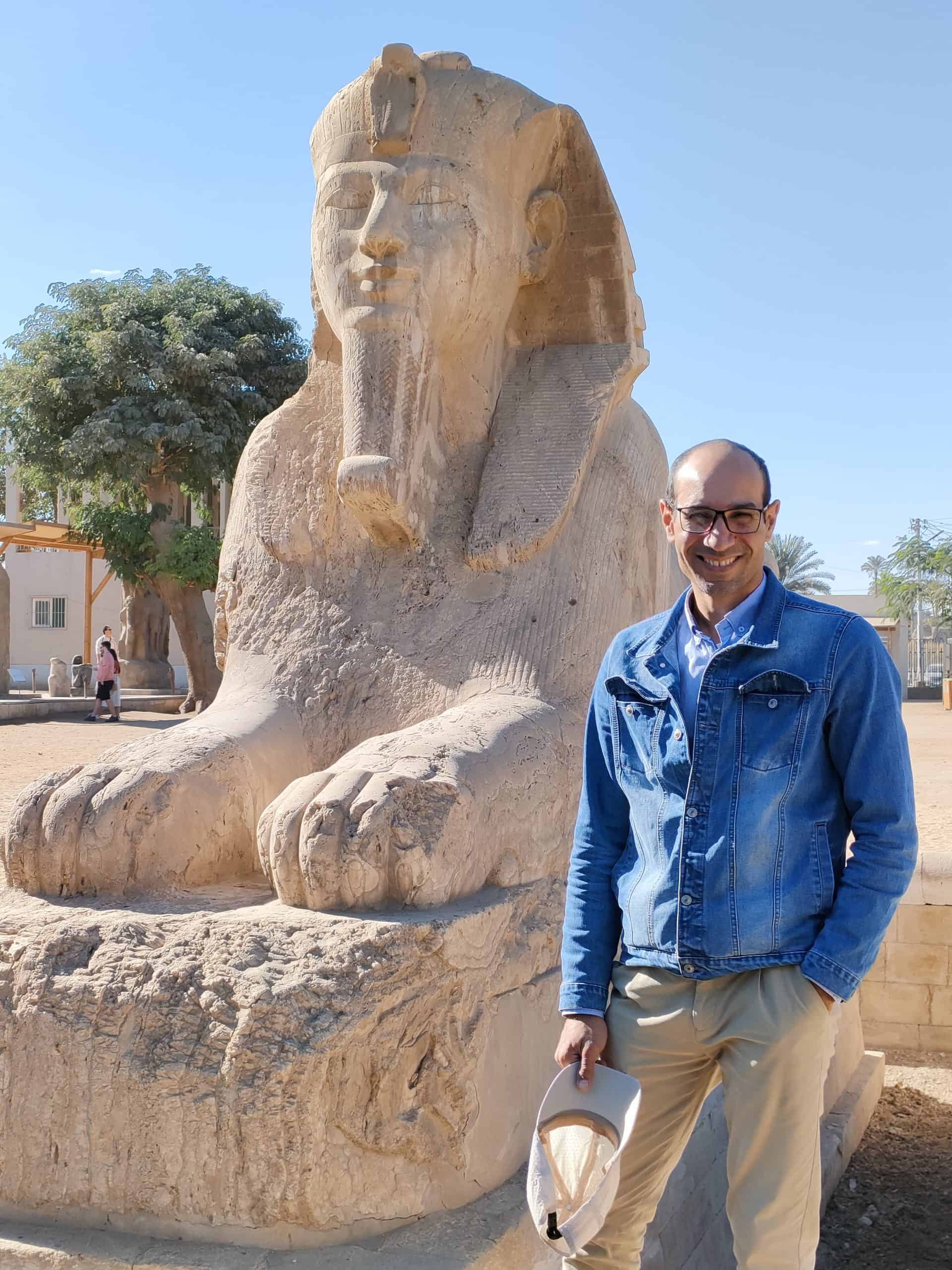 O guia de turismo egípcio Hadi Salah