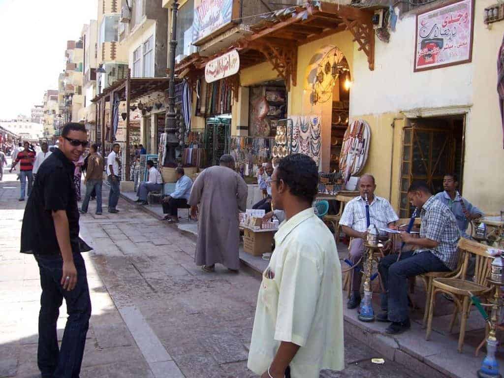 Street market in Egypt